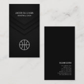 Basketball Trainer Scout Beruflich Sport Visitenkarte (Vorne/Hinten)