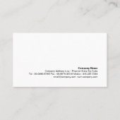 Basketball Trainer Scout Beruflich Sport Visitenkarte (Rückseite)