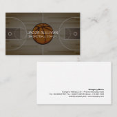 Basketball Trainer Scout Beruflich Sport Visitenkarte (Vorne/Hinten)