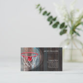 Basketball Trainer Scout Beruflich Sport Visitenkarte (Stehend Vorderseite)