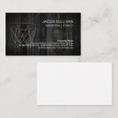 Basketball Trainer Scout Beruflich Sport Visitenkarte (Vorne/Hinten)