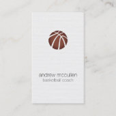 Basketball Trainer Scout Beruflich Sport Visitenkarte (Vorderseite)