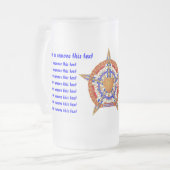 Basketball-Trainer sehen bitte über Entwurf unten Mattglas Bierglas (Vorderseite Links)