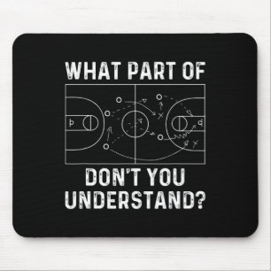 Basketball-Trainer Spaß, was für ein Teil von nich Mousepad