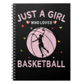 Basketball-Trainer-Spieler Nur ein Mädchen, das Li Notizblock (Vorderseite)
