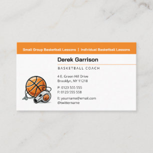 Basketball-Trainer   Sport-Trainer Visitenkarte