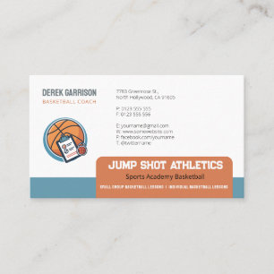 Basketball-Trainer   Sporttrainer Visitenkarte