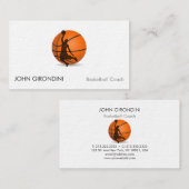 Basketball-Trainer-Trainer-moderne Visitenkarte (Vorne/Hinten)