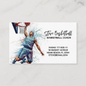 Basketball-Trainer Trainer Visitenkarte (Vorderseite)