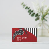 Basketball-Trainer Visitenkarte (Stehend Vorderseite)