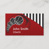 Basketball-Trainer Visitenkarte (Vorderseite)
