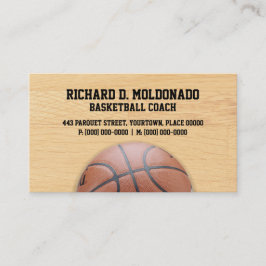 Basketball-Trainer Visitenkarte