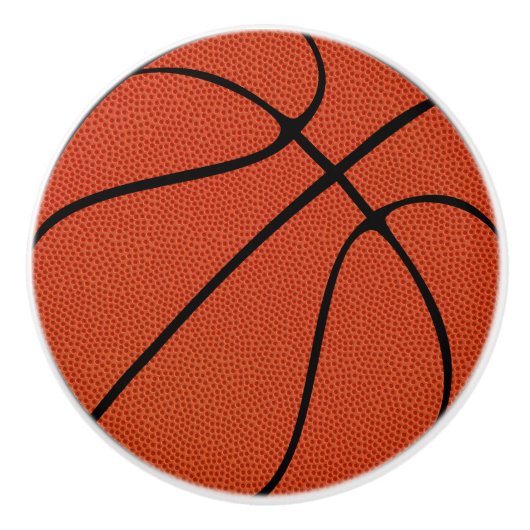 Basketball Trainerbüro oder Mancave Knob Pulls Keramikknauf (Vorderseite)