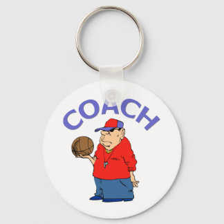 Basketball-Trainerdesign Schlüsselanhänger