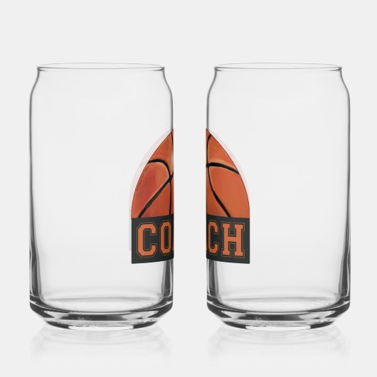 Basketball-Trainerglas Dosenglas (Rechts)