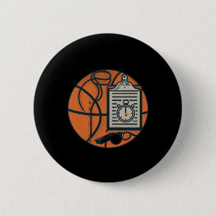Basketball-Trainerpfeife Zwischenablage Stoppuhr Button