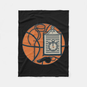 Basketball-Trainerpfeife Zwischenablage Stoppuhr Fleecedecke