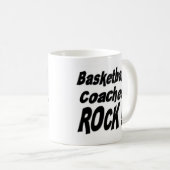 Basketball-Trainers-Felsen! Tasse (VorderseiteRechts)