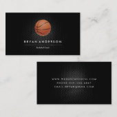 Basketball-Trainers-Visitenkarte Visitenkarte (Vorne/Hinten)
