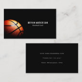 Basketball-Trainers-Visitenkarte Visitenkarte (Vorne/Hinten)