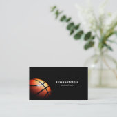Basketball-Trainers-Visitenkarte Visitenkarte (Stehend Vorderseite)