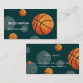 Basketball-Trainers-Visitenkarte Visitenkarte (Vorne/Hinten)