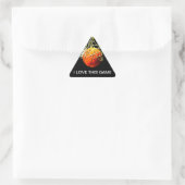 Basketball Triangle Sticker (Tasche)