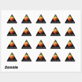 Basketball Triangle Sticker (Blatt)