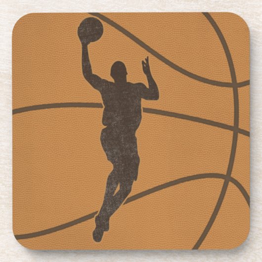 Basketball Trinkküste Untersetzer (Vorderseite)