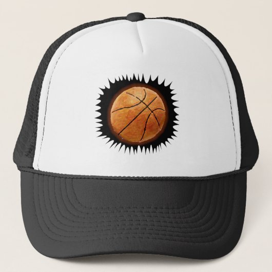 Basketball Truckerkappe (Vorderseite)