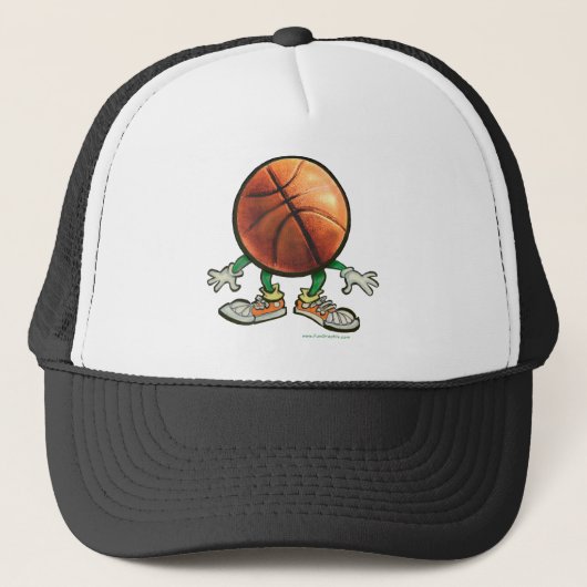 Basketball Truckerkappe (Vorderseite)