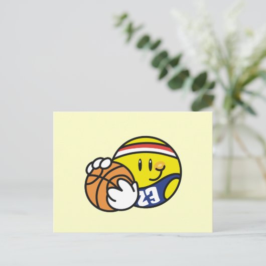 Basketball-Tshirts und Geschenke Postkarte (Stehend Vorderseite)