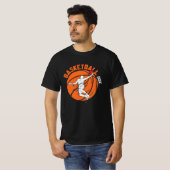 Basketball Typ Design für Basketball Lover T-Shirt (Vorne ganz)