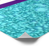 Basketball-Typografie Poster (Ecke)