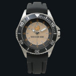 Basketball-Uhr Armbanduhr<br><div class="desc">Sehr schöne Basketballuhr mit 12 und 24 Stunden Anzeigen und 60 Minuten Markierungen. Personalisieren Sie diese tolle Geschenkidee mit dem Namen Ihres Lieblings-Basketballfans.</div>