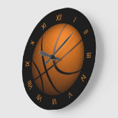 Basketball-Uhr Große Wanduhr (Winkel)