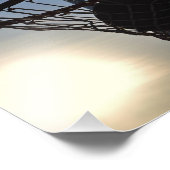 Basketball und Basketballkorb Fotodruck (Ecke)