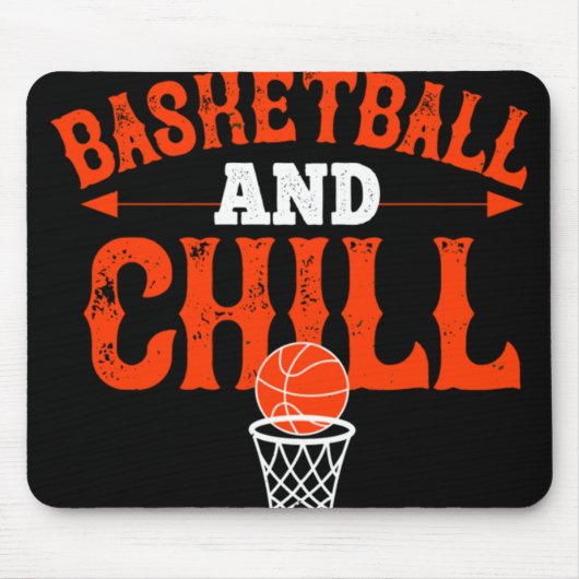 Basketball und Chill Mousepad (Vorne)