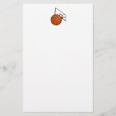 Basketball und Hoop Briefpapier (Vorderseite)