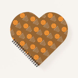 Basketball und Hoop-Notebook Notizblock