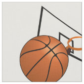 Basketball und Hoop Stoff (Nahaufnahme)