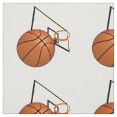 Basketball und Hoop Stoff (Muster)