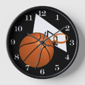 Basketball und Hoop Uhr (Vorderseite)