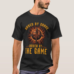 Basketball und Jesus Christus Christlich Glaube Ho T-Shirt