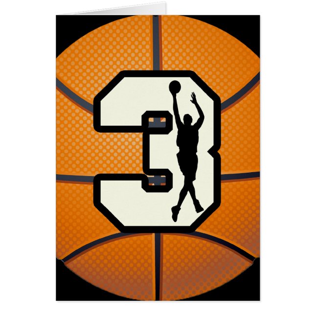 Basketball und Spieler der Nr.-3 (Vorne)