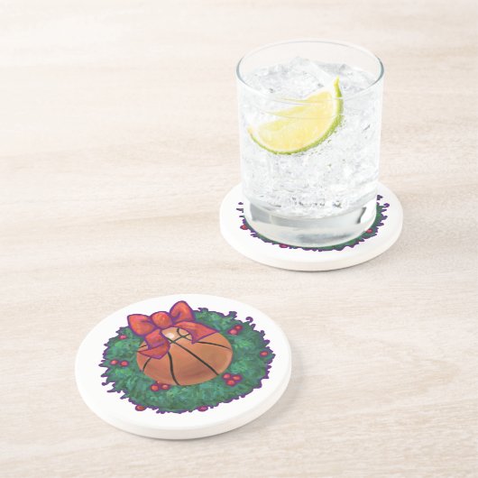 Basketball Untersetzer (Seite)