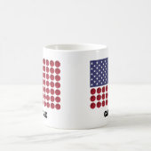 BASKETBALL USA FLAG ZUNEHMEND KAFFEETASSE (Mittel)