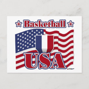 Basketball USA Postkarte