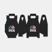 Basketball USA Support Team Tshirt USA Flag Dr. Geschenkschachtel (Ungefaltet)