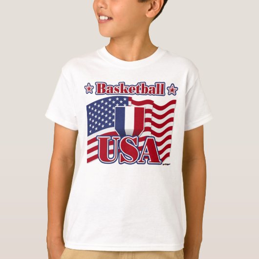 Basketball USA T-Shirt (Vorderseite)